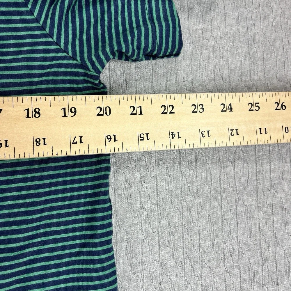 Mack Weldon Striped Polo Shirt Mens Medium‎ Supima Cotton Performance Casual